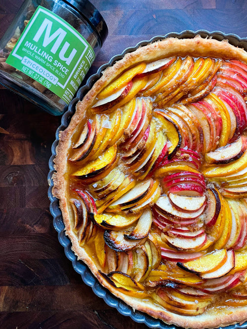 Mulling Spice Apple & Nectarine Tart