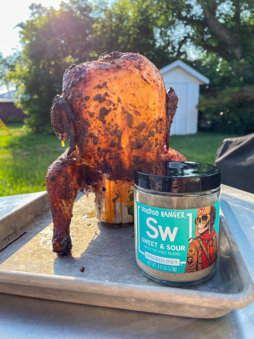 Voodoo Ranger Sweet & Sour Beer Can Chicken