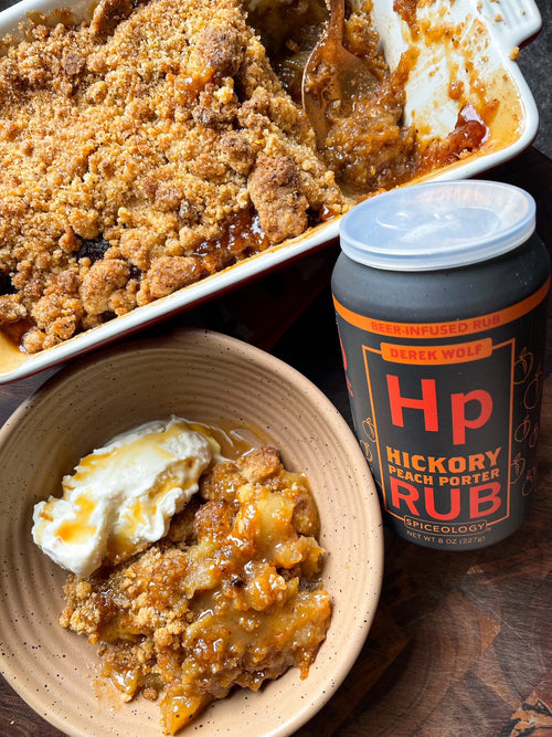 Hickory Peach Porter Apple Crisp