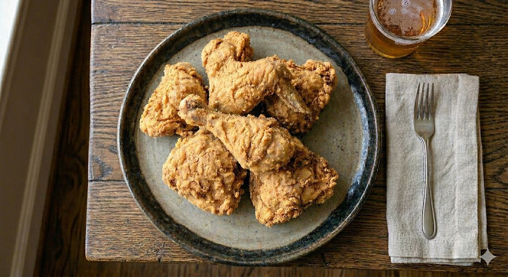 Oven-Fried Buttermilk Smoky Honey Habanero Chicken