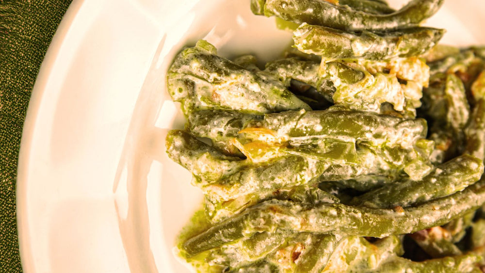 Black & Bleu Green Bean Casserole