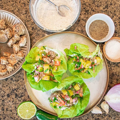 Jamaican Jerk Shrimp Wraps