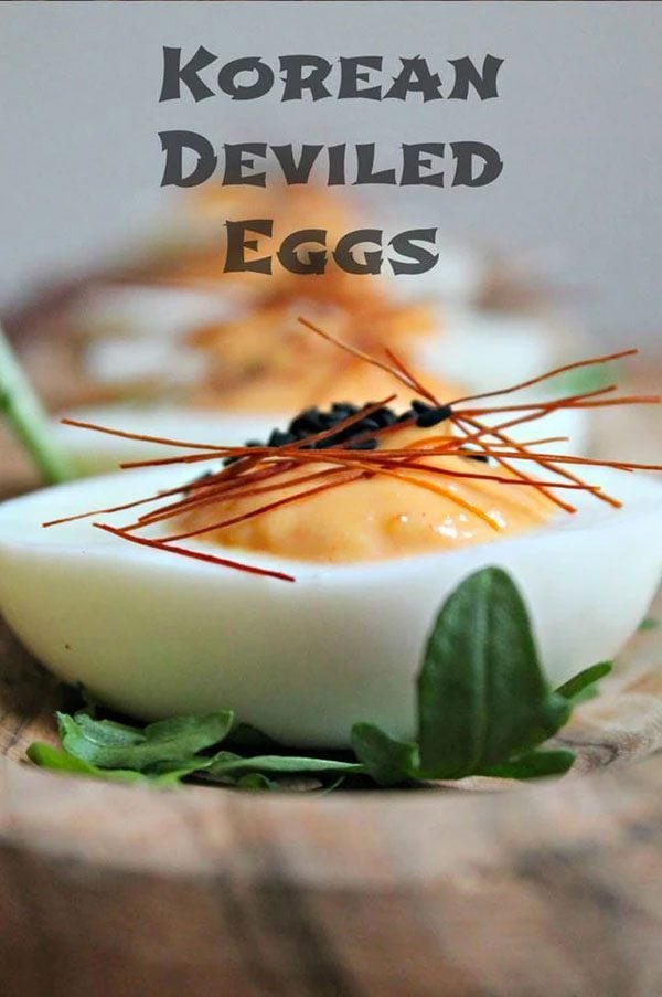 Korean Deviled Eggs