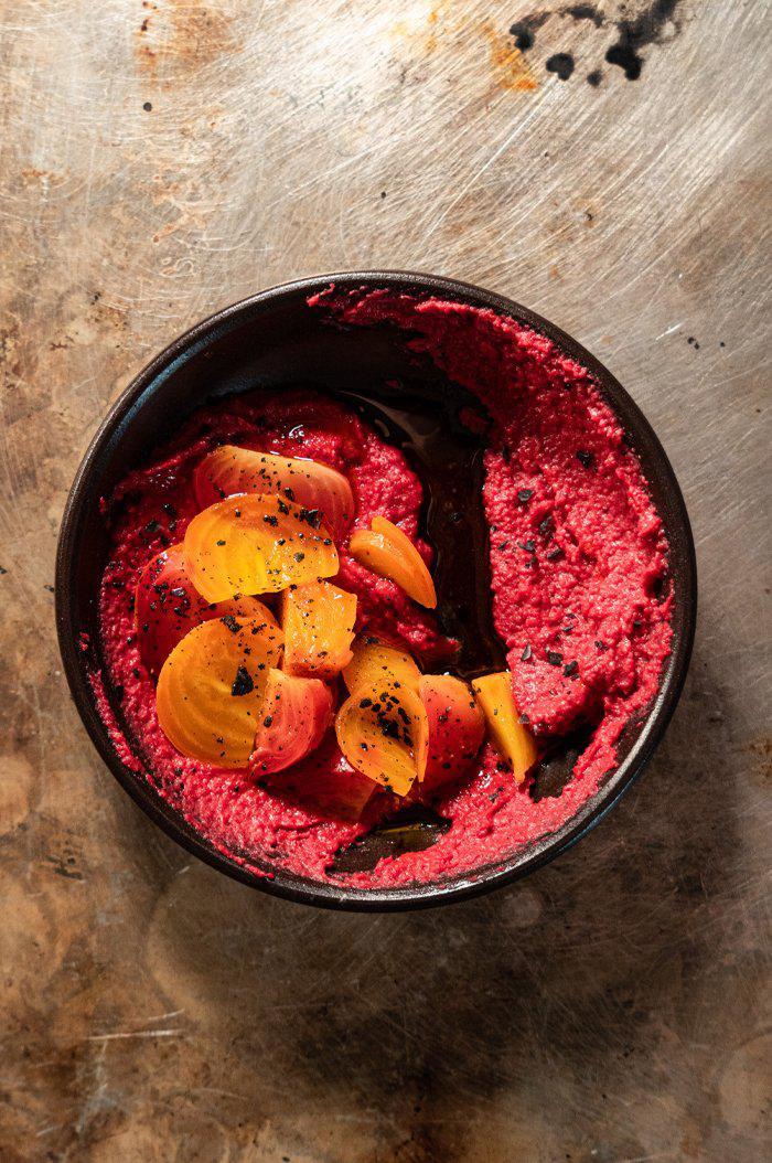 Raspberry Chipotle Beet Hummus