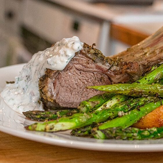 Rosemary Dijon Rack of Lamb