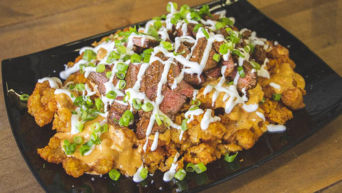 Carne Asada Tater Totchos