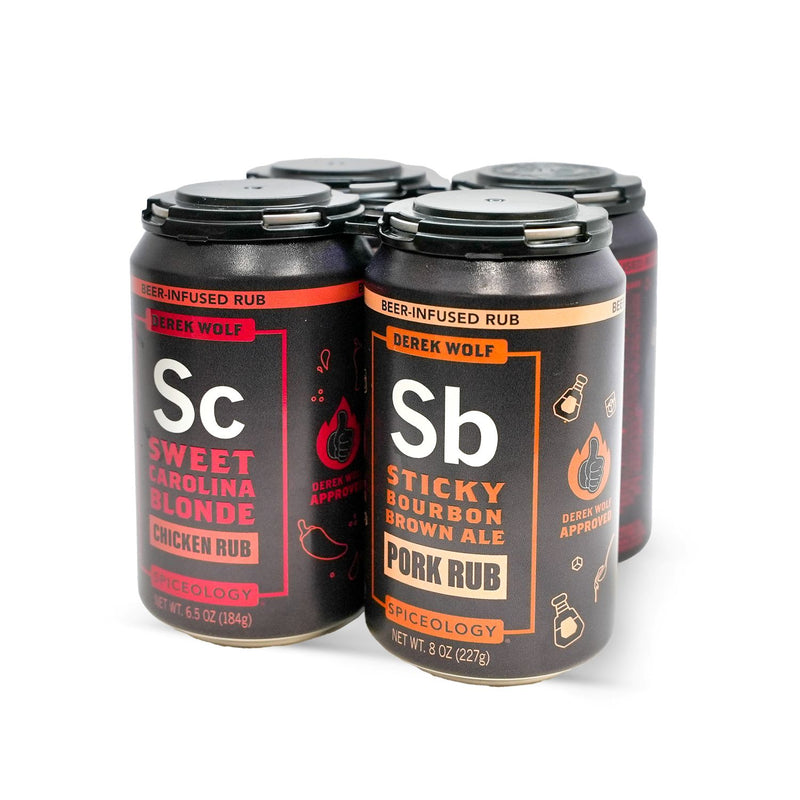 Derek Wolf | 4 Pack Beer Rub Sampler