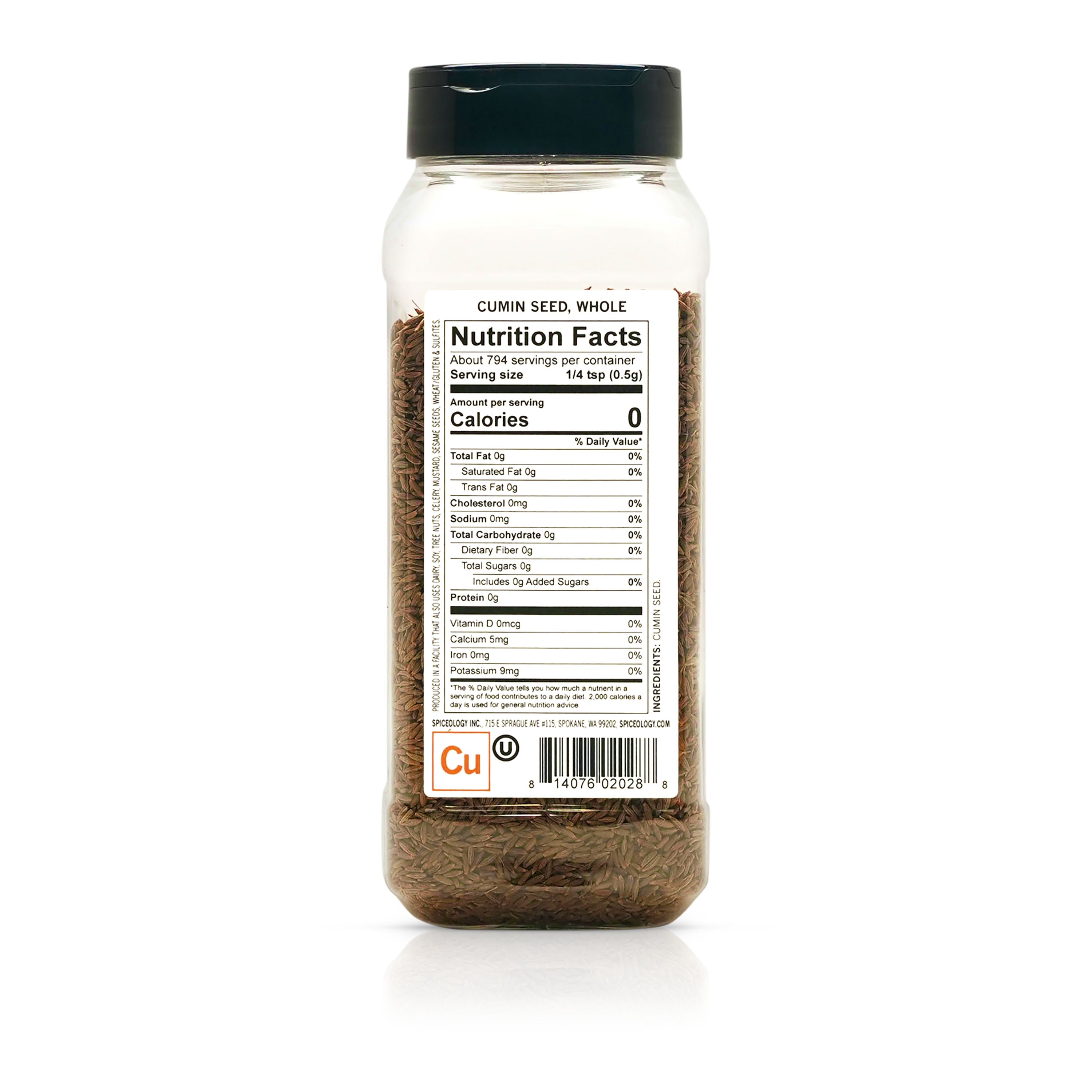 Spiceology | Cumin Seed | Large / 14 oz