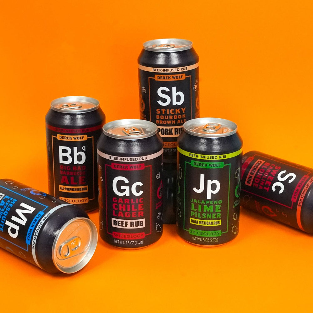 Derek Wolf | Ultimate 6-Pack Beer-Infused Rub Sampler