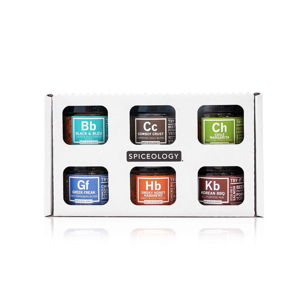 Spice Rub Set Mini Rub Jar Set | 6 Bold Flavors | Spiceology
