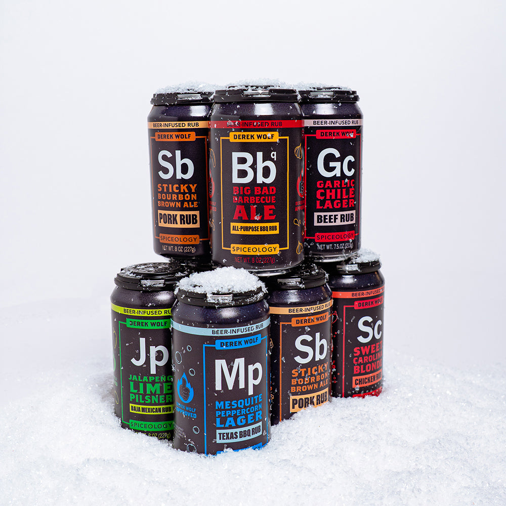 A four-jar Spiceology gift box