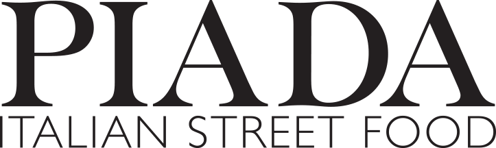 Piada Italian Street Food logo in dark text on a light background