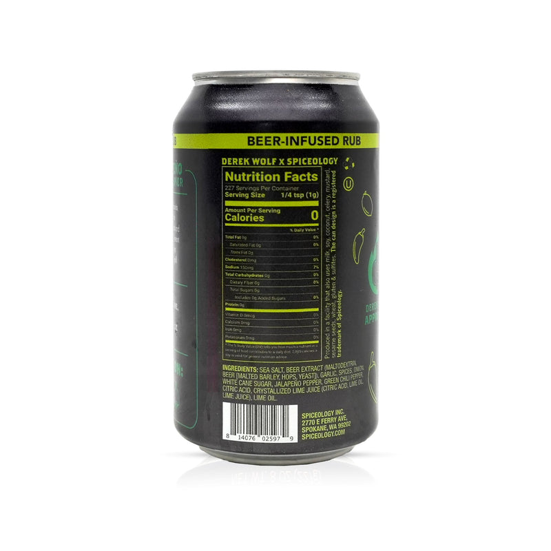Derek Wolf | Jalapeno Lime Pilsner Rub