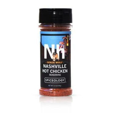 Derek Wolf Americana Nashville Hot Chicken bbq seasoning in 4oz mini container