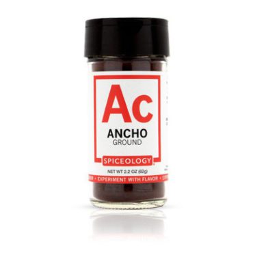 Ancho Chile Powder in 2oz Glass Jar