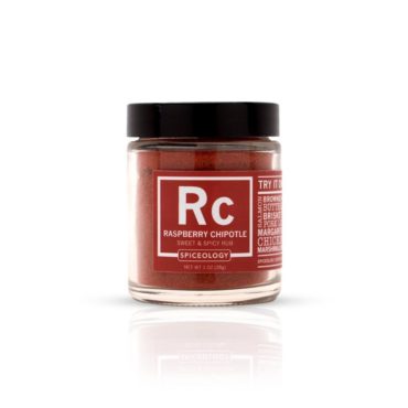 Raspberry Chipotle Rub 1oz glass jar