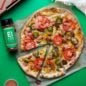 El Taco salt-free pizza