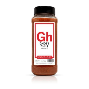 Ghost Chili Pepper Powder in 16oz container