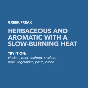 Greek Freak salt-free Mediterranean seasoning flavor profile