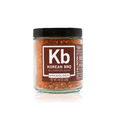 Korean BBQ spice Blend in glass jar