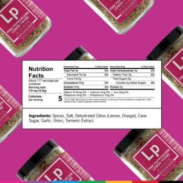 Pink Peppercorn Lemon Thyme nutrition facts