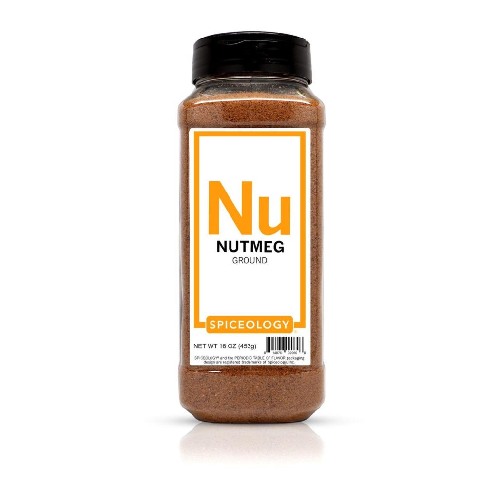 Ground Nutmeg in 16oz container
