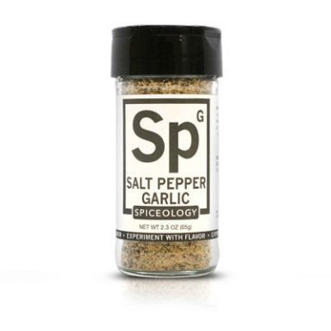 Salt Pepper Garlic in 2.8oz Glass Jar