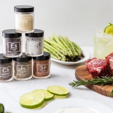 Luxe Infused Salt sampler for savory dishes, sauces, sweet truffles, and cocktails