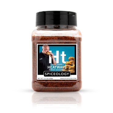Isaac Toups Heatwave Burger Seasoning in 11.5oz container