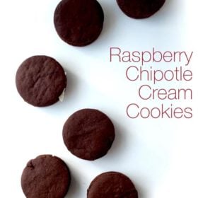 Raspberry Chipotle Cream Cookies
