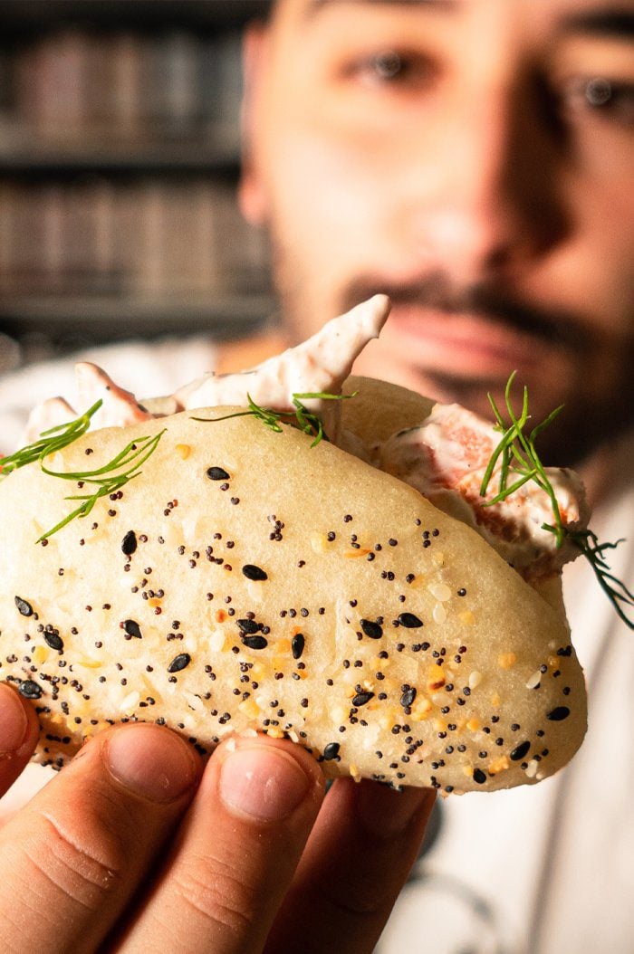 A Cook Named Matt, Everything Bagel Salmon Steam Bun Recipe