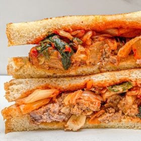 Korean BBQ Meatloaf + Sandwich