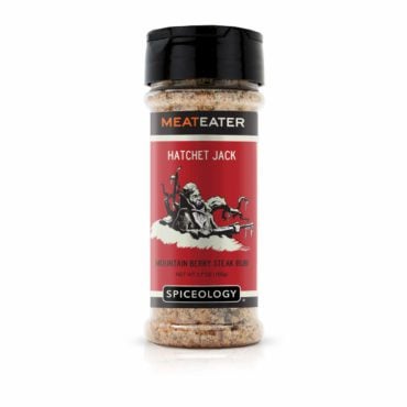 MeatEater Hatchet Jack venison seasoning in 5.4oz container.