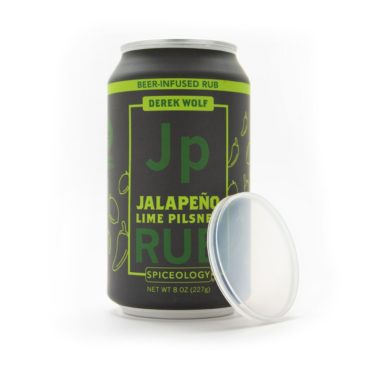 Derek Wolf Jalapeno Lime Rub in 8oz can