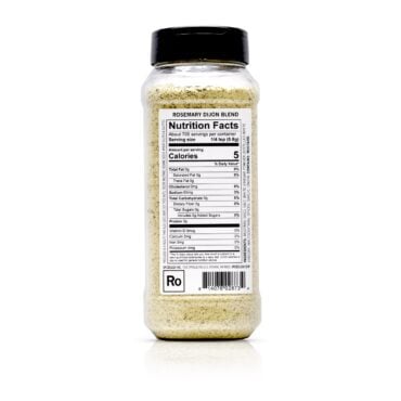 Rosemary Dijon spice blend nutritional facts