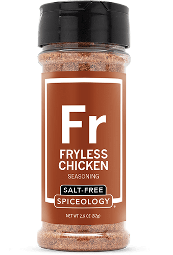 Salt-free fryless chicken seasoning