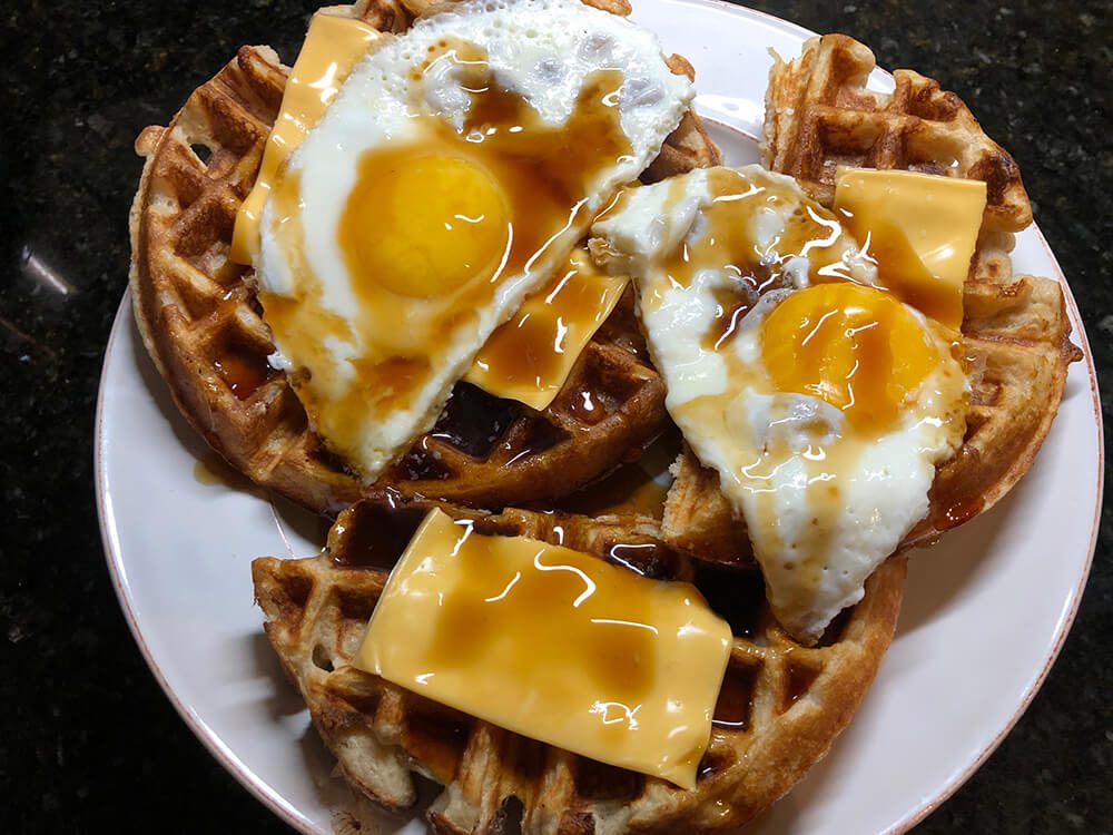 Eggs and Waffles