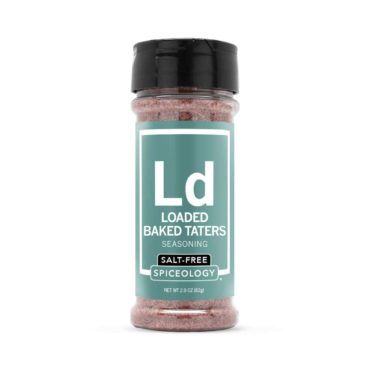 Loaded Baked Taters salt-free seasoning in small jar