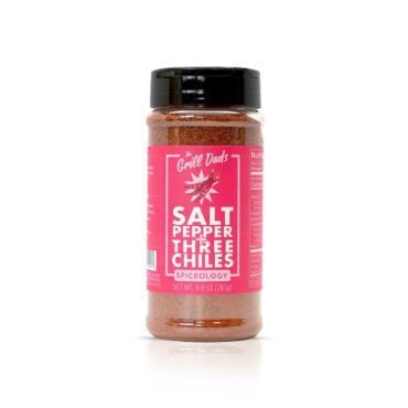 Salt Pepper + Three Chiles seasoning