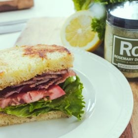 Rosemary Dijon BLT Sandwich