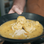 Garlic Herb Chicken & Dumpling Soup