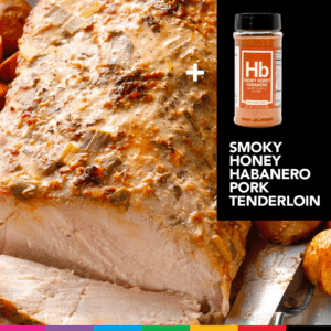 smoky honey habanero pork tenderloin