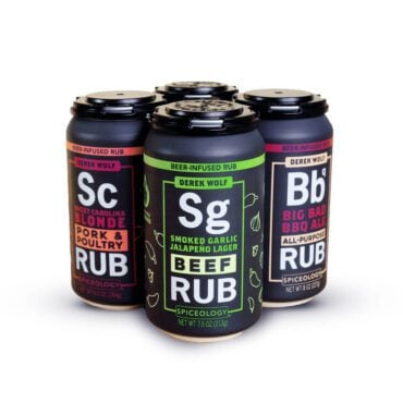 Derek Wolf Beer spice Rub 4-pack