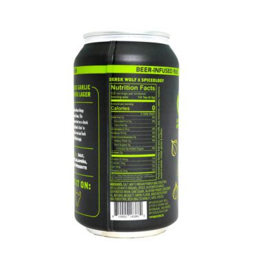 Smoked Garlic Jalapeno Lager Nutritional Facts Lable
