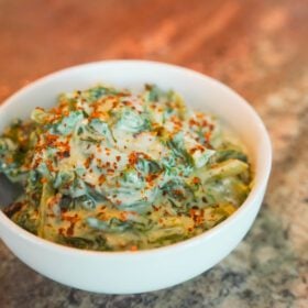 Spiceology Smoked Jalapeno Garlic Creamed Collard Greens Recipe