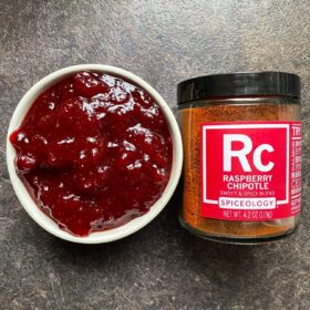 Spiceology Raspberry Chipotle Cranberry Sauce