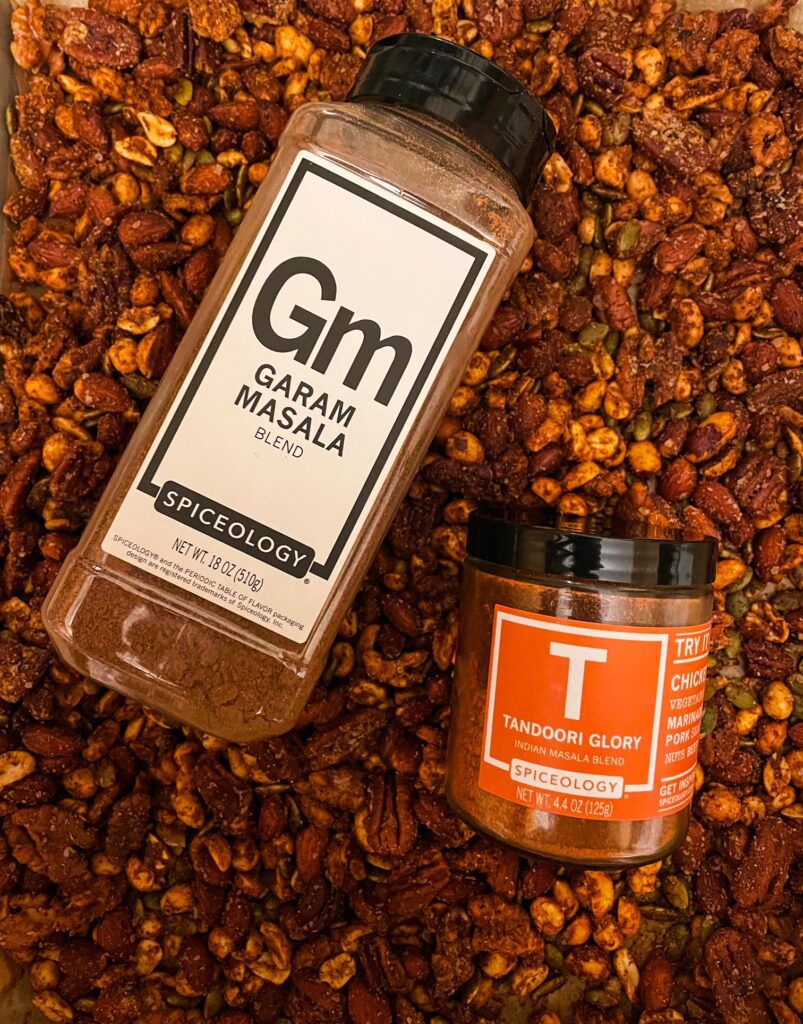 Garam Masala and Tandoori Glory Spiced Nut Mix