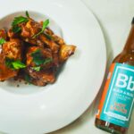 Spiceology Black & Bleu Hot Sauce-Brined Chicken Wings Recipe