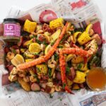 Spiceology Pink Pepper Lemon Thyme Crab Legs and Shrimp Boil Recipe