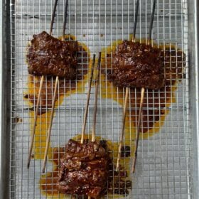 Spiceology Korean BBQ Bulgogi Beef Skewers Recipe